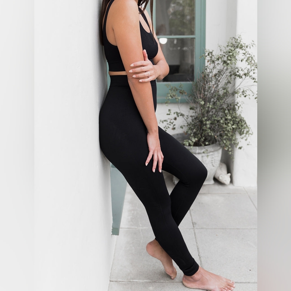 BLANQI Black Maternity Compression Leggings - Picture 3 of 7